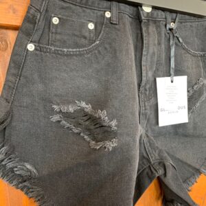 Alternative view of Glamorous Ladies Shorts Washed Black