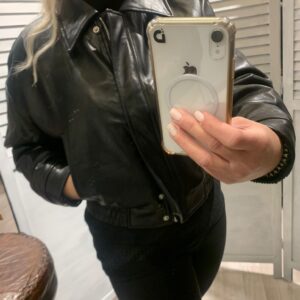 Alternative view of Glamorous Bomberino Ecopelle Imbottito