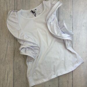 Mim' Muà T-Shirt Manica fantasia Wht