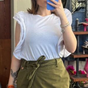 Alternative view of Mim' Muà T-Shirt Manica fantasia Wht