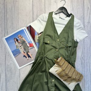 Mimì Mua' Abitino verde militare